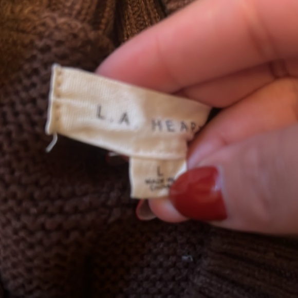 Brown cropped sweater - Picture 2 of 2